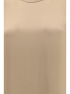 Toteme Long satin Dress - Latte