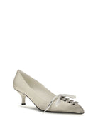 Prada Lace-up antique-finish leather Pumps - Talco