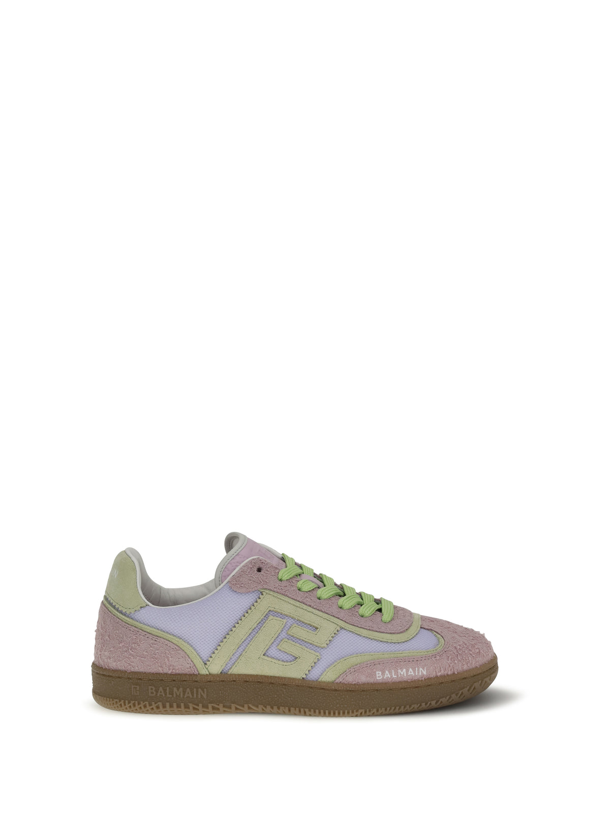 Balmain Swan Sneakers - Qei Lilas/Vert Clair