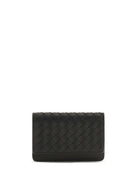 Bottega Veneta Intrecciato leather Wallet - Black-Brunito