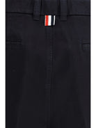 Thom Browne Typewriter Cloth Utility Chino Shorts - Navy