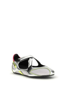 The Attico Floor 01 Ballerinas - Holographic Silver