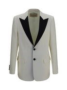 Valentino Two-tone wool Jacket - Ivory/Black