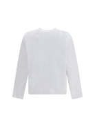 Dries Van Noten Crewneck long sleeve T-shirt - White