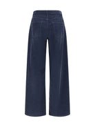 The Row Eglitta corduroy Pants - Pewter Blue