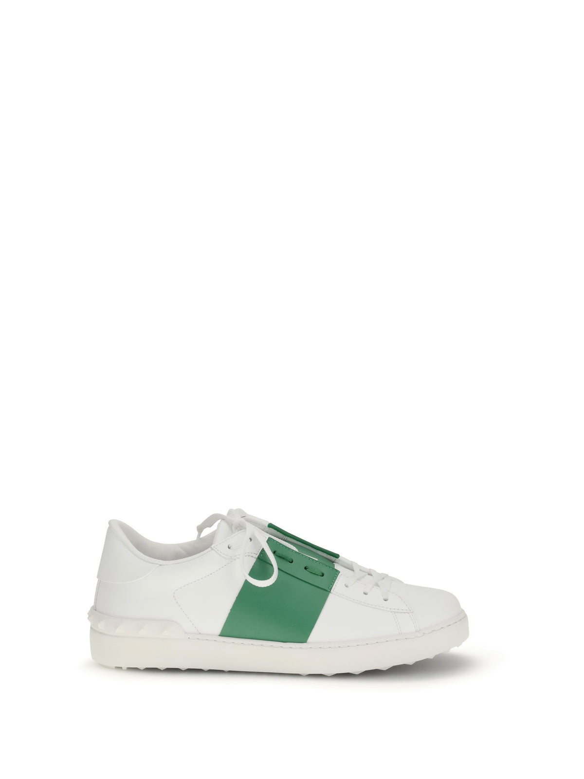 Valentino Garavani Open Sneakers - White/Green Briar/White