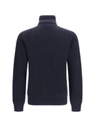 Brioni Wool and cashmere turtleneck Sweater - Navy/Black