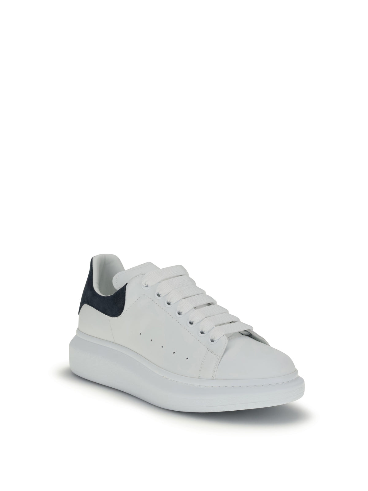 Alexander McQueen Oversized leather Sneakers - White/Blue Grey