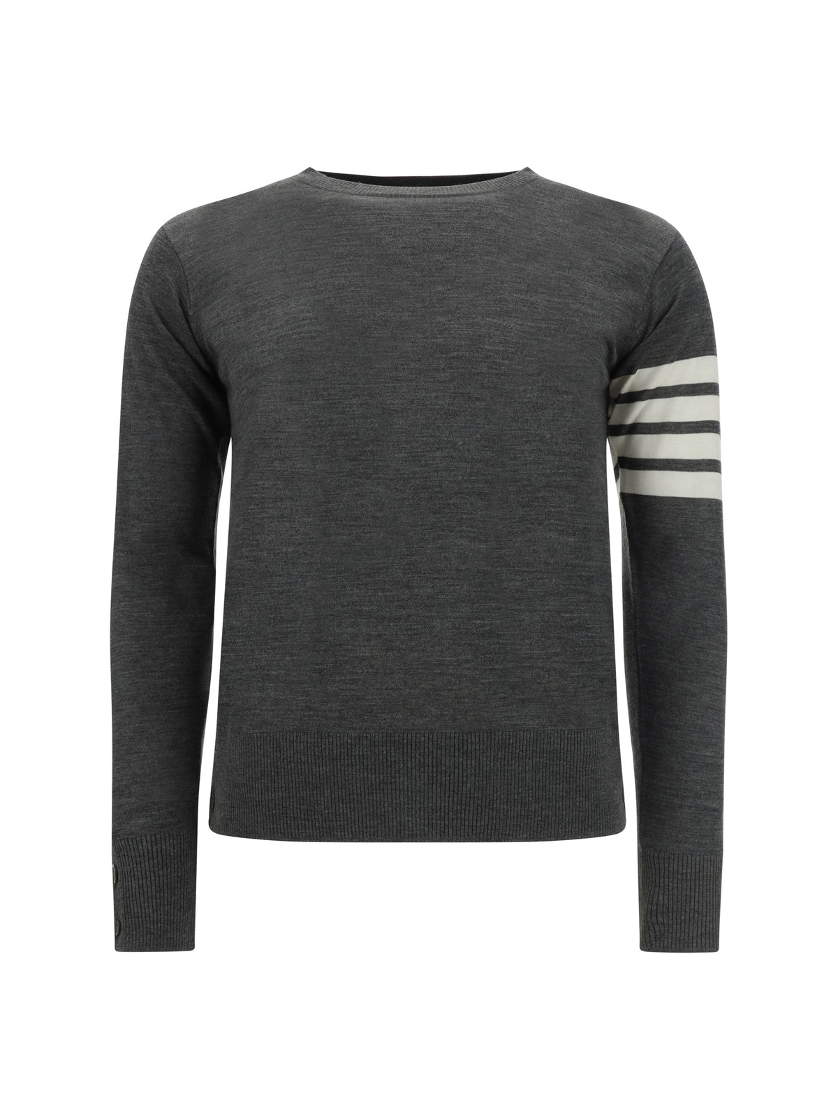 Thom Browne Virgin wool Sweater - Med Grey