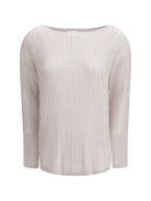 Allude Rib-knit crew-neck Sweater - 80