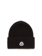 Moncler Wool and cashmere-blend Beanie - Brown