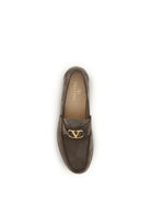 Valentino Garavani VLogo Signature Loafers - Shadow Grey