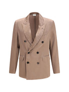 Dries Van Noten Double-breasted Blazer - Old Rose