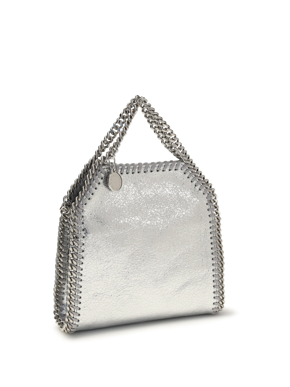 Stella McCartney Metallic Falabella Handbag - Silver