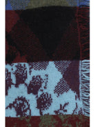 Dries Van Noten Mixed print fringed Scarf - Purple