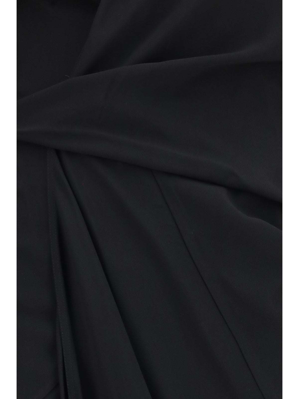 Rick Owens Wrap draped long Dress - Black