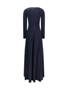 Maison Margiela Long Dress - Blue Navy