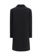 Max Mara Studio Racconto Overcoat - Black