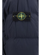 Stone Island Quilted high-neck Puffer Jacket - Navy Blue