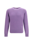 Brooksfield Crewneck Sweater - Aubergine