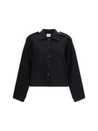 Khaite Bodine wide-sleeve Shirt - Black