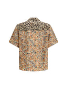 Valentino Short-sleeve floral and leopard print Shirt - Multicolor