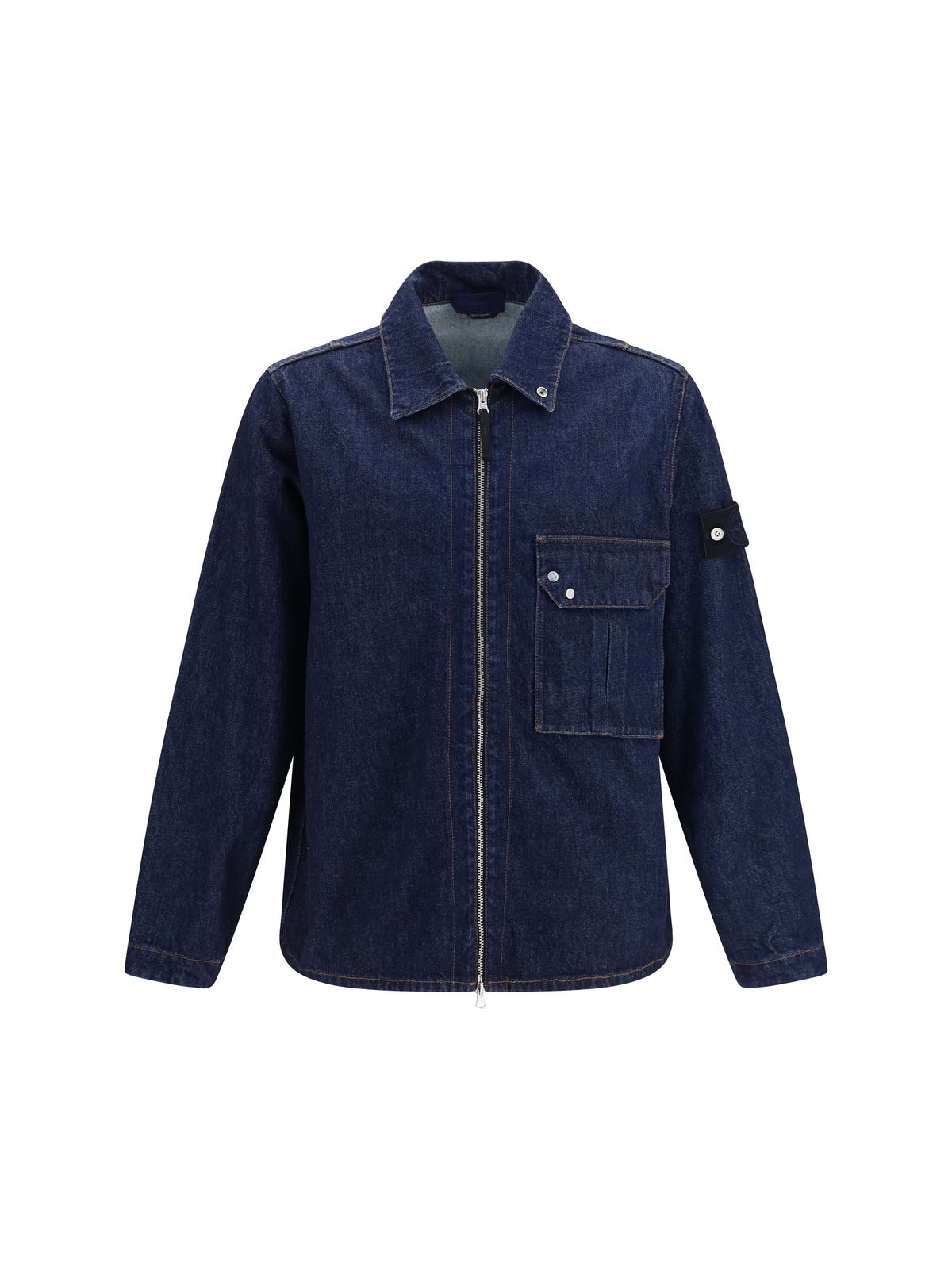 Stone Island Indigo 1200002 Denim Jacket - Blue Rinse