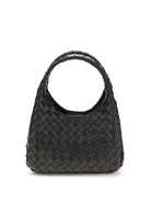 Bottega Veneta Baby Campana leather Handbag - Black-M Brass