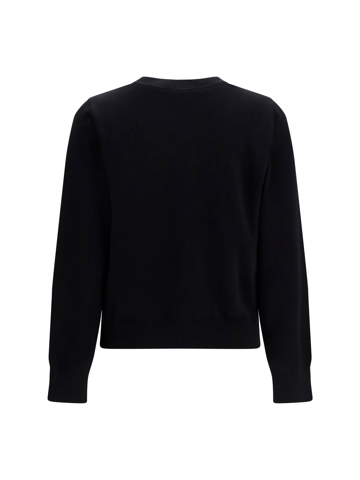 Ganni Banana-print Sweater - Black