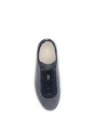Brunello Cucinelli Nubuck and suede Sneakers with Slim sole - Twister+Midnight Blue