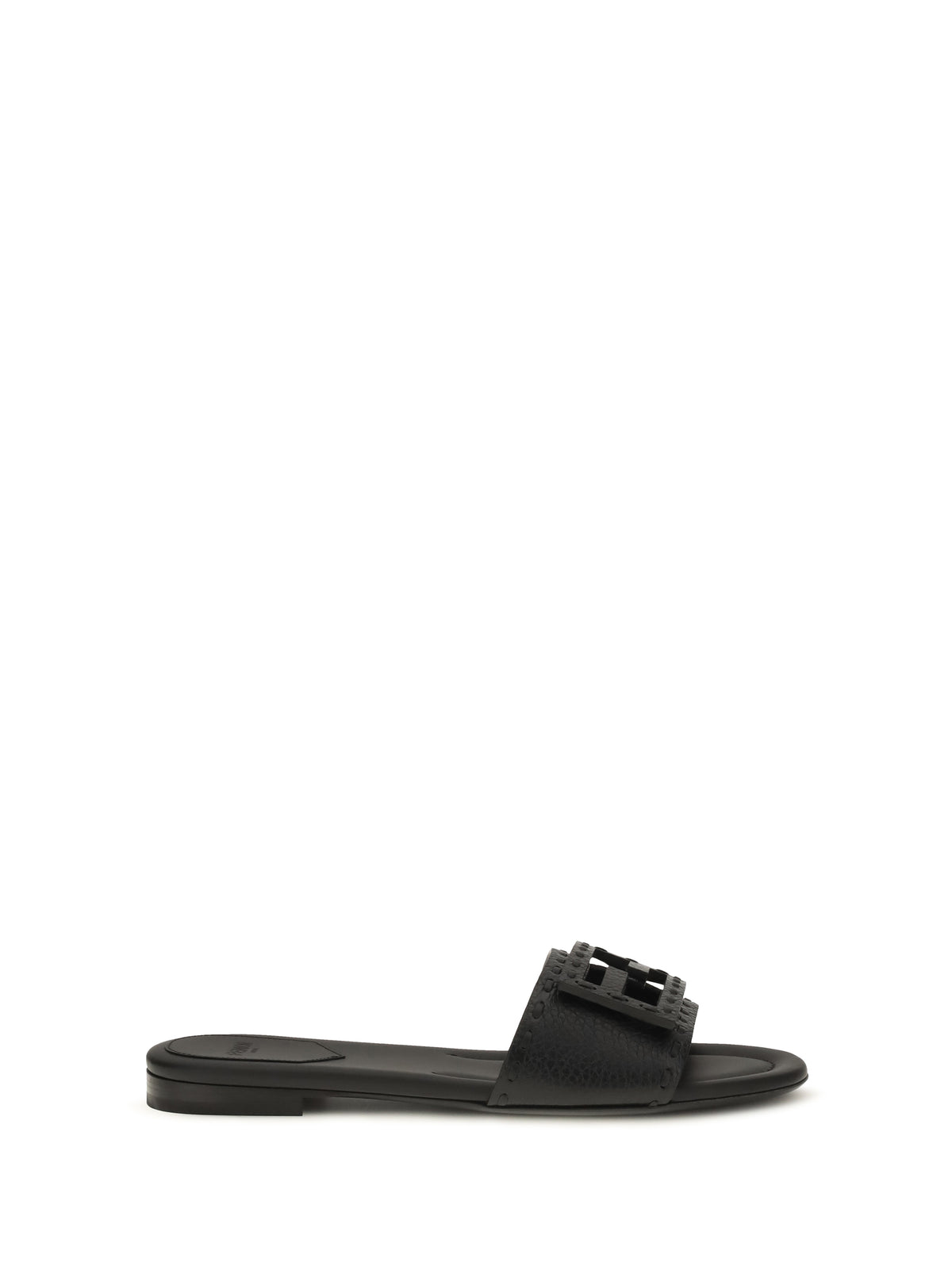 Fendi Baguette Sandals - Black