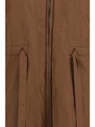 Max Mara The Cube Reversible padded Parka in radzmir and water repellent canvas - Dark Honey