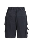Marant Étoile Viscose and cotton Shorts - Black