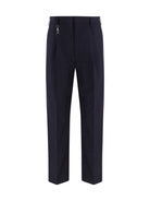 Prada Tailored cotton poplin Pants - Blue