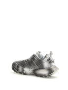 Balenciaga Track Stencil Sneakers - Black / White