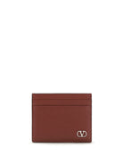 Valentino Garavani VLogo Signature Card Holder - Blood Red