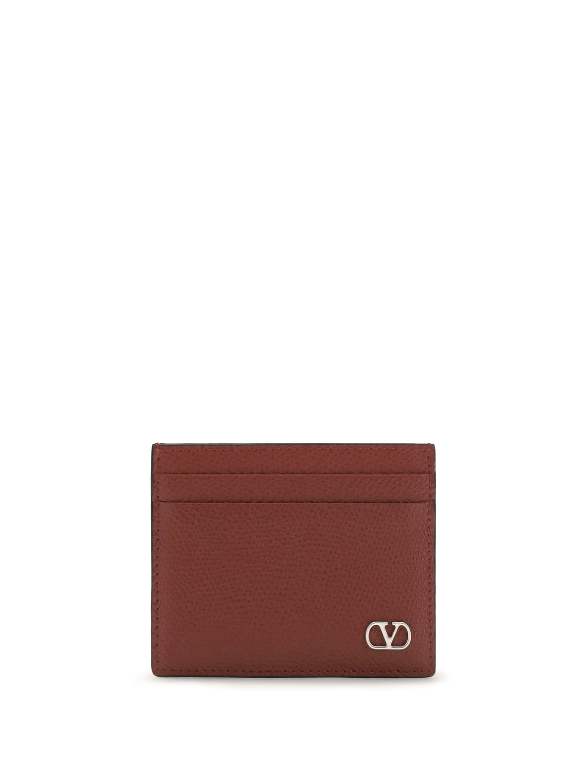 Valentino Garavani VLogo Signature Card Holder - Blood Red