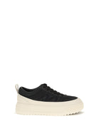Moncler Altive Sneakers in nubuck and suede - Black