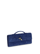 Bottega Veneta Andiamo Clutch - Blue Royal Muse Br