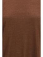Brunello Cucinelli Short-sleeve cashmere and silk Sweater - Cioccolato
