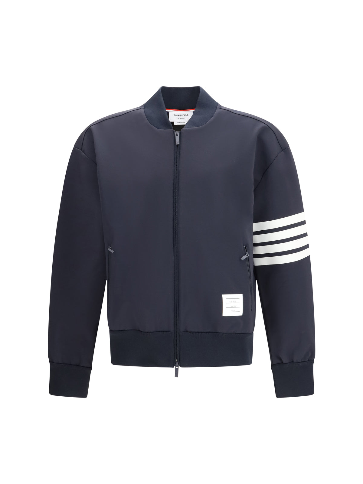 Thom Browne Zipped bomber Jacket - Navy