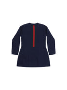Gucci Wool Dress with Web detail for Girl - Abyss Blue/Green/Red