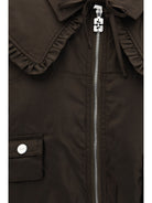 Ganni Duchesse Nylon Bomber Jacket - Demitasse