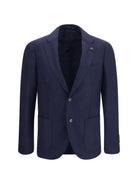 Lardini Single-breasted wool and cashmere Jacket - 860Bl