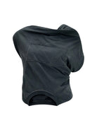Maison Margiela Asymmetric draped jersey Top - Washed Black