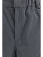 Laminar Ruched corduroy Pants - Grey Medium