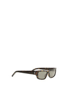 Saint Laurent Tortoiseshell Sunglasses with side logo - Havana Havana Grey