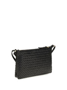 Bottega Veneta Intrecciato Shoulder Bag - Black-Brass Vibrato