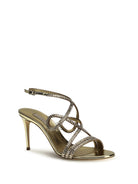 Casadei Julia Josephine Sandals - Gold+Platino