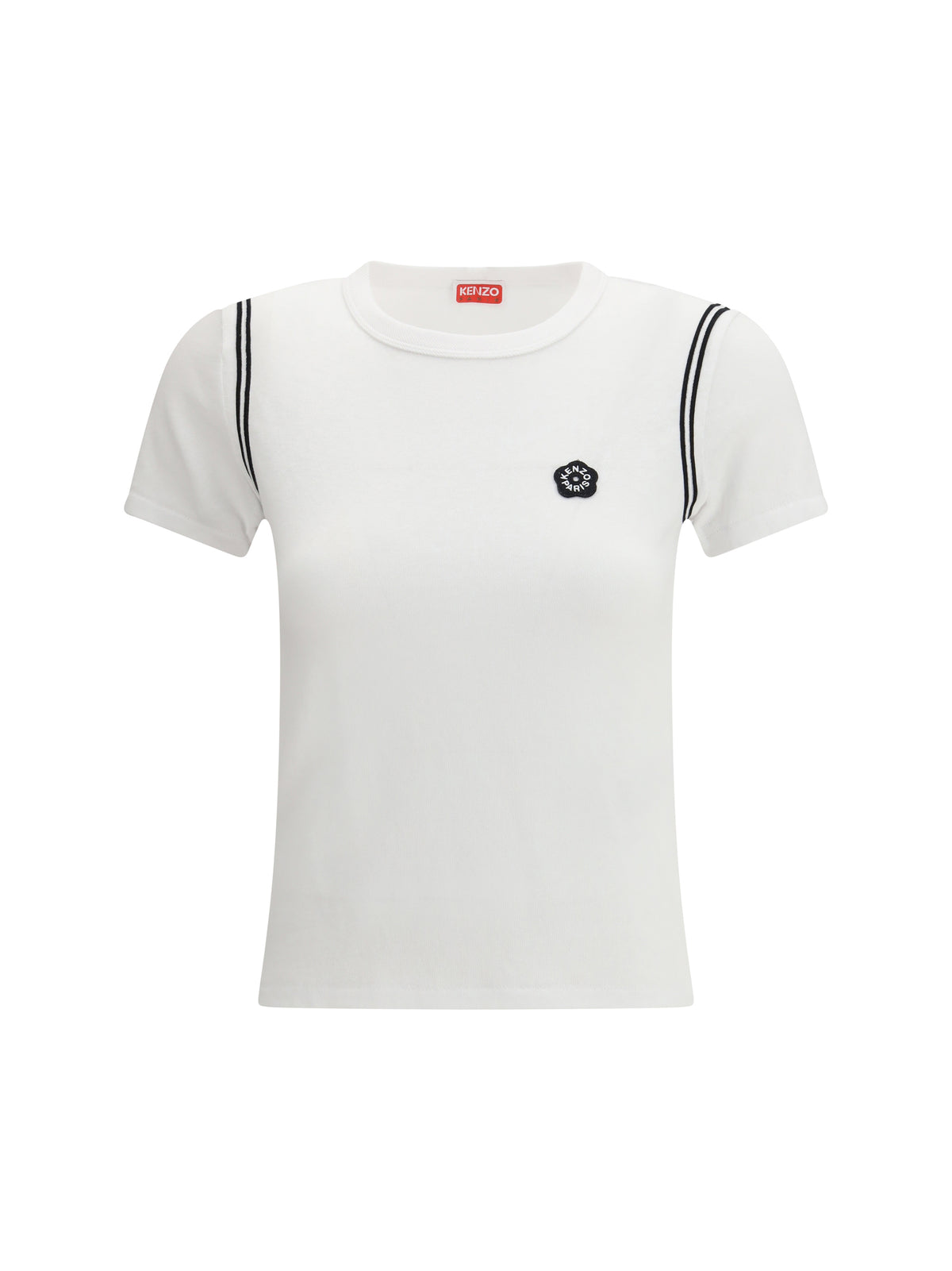 Kenzo Cotton Boke Flower 2.0 embroidered T-shirt - White